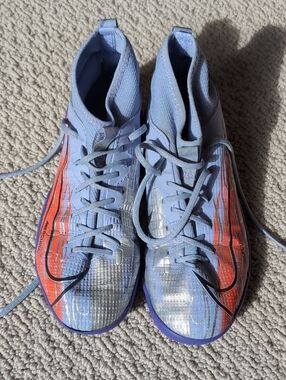 Nike Lavender Red Mercurial Indoor Soccer Cleats